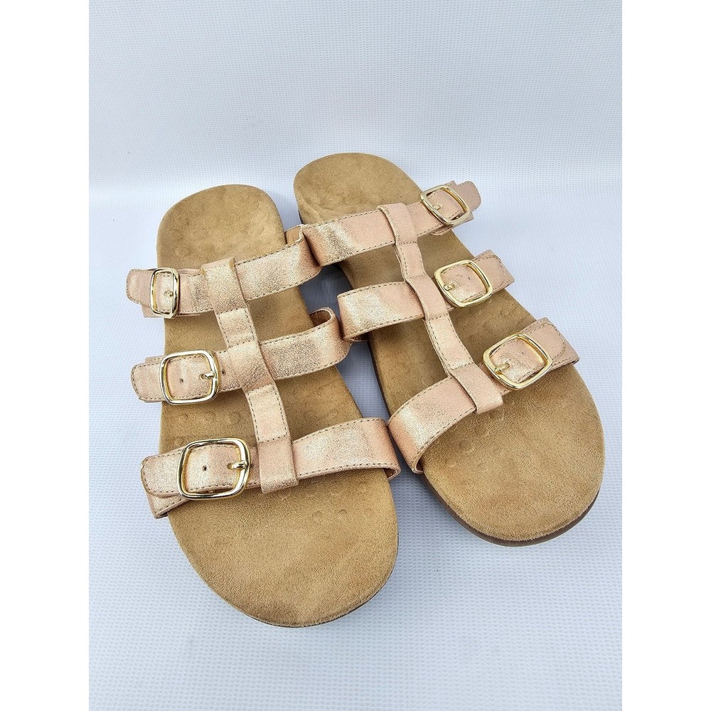 Vionic Women's Misa Slide Sandal - Rose Gold 9